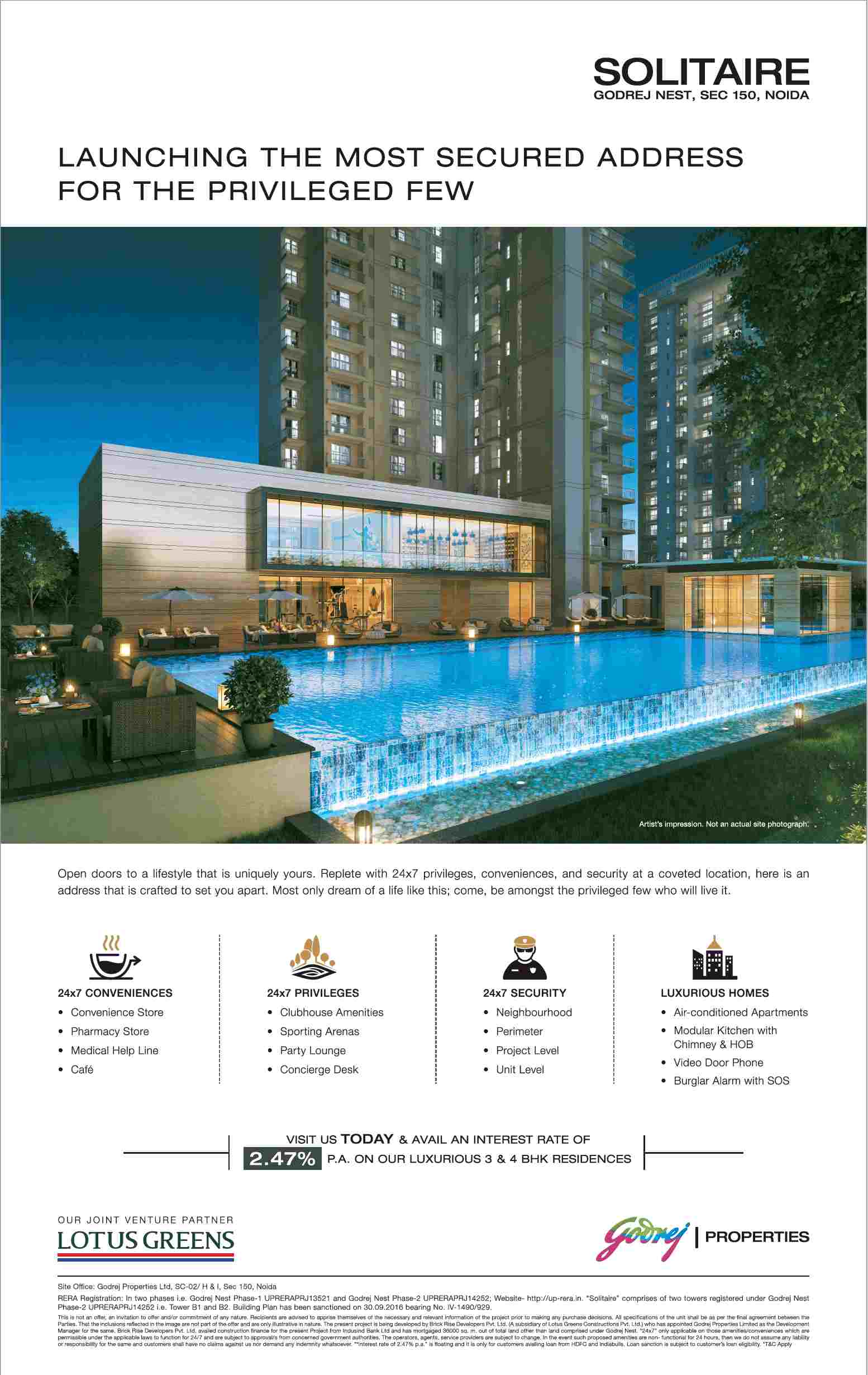 Launching Solitaire, the most secured address at Godrej Nest in Noida
